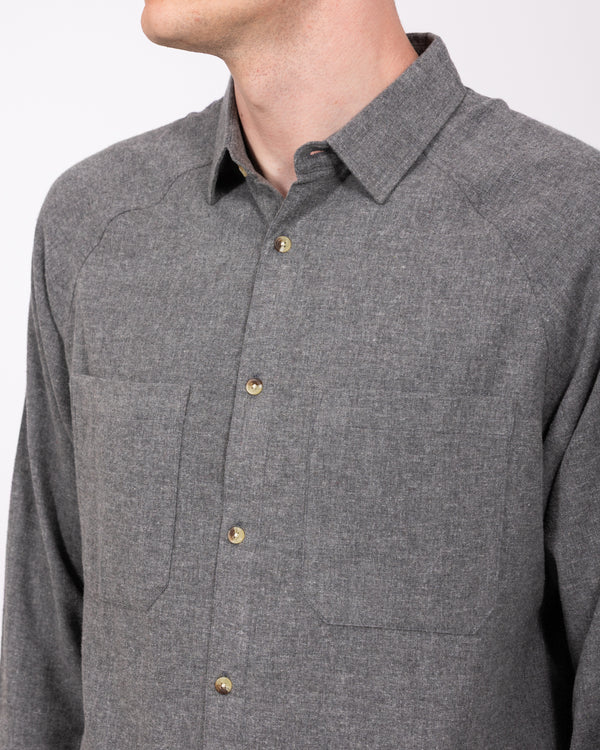 2t Bradley Tall Relaxed Fit Raglan Shirt (charcoal marl)