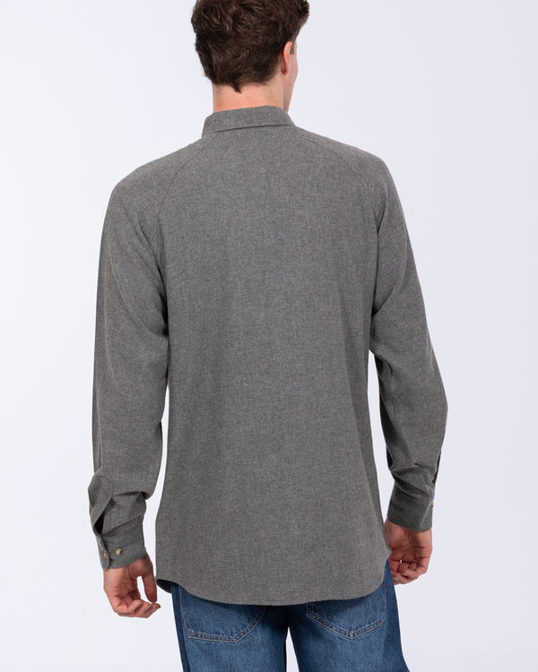 2t Bradley Tall Relaxed Fit Raglan Shirt (charcoal marl)