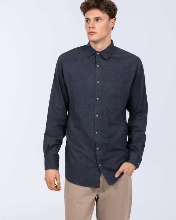 2t Bradley Tall Relaxed Fit Raglan Shirt (navy)