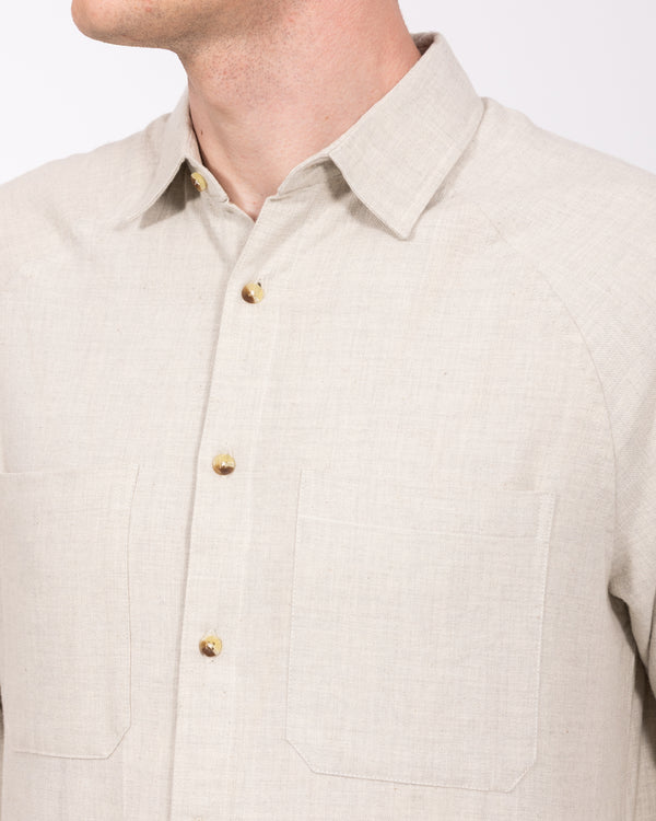 2t Bradley Tall Relaxed Fit Raglan Shirt (oatmeal)