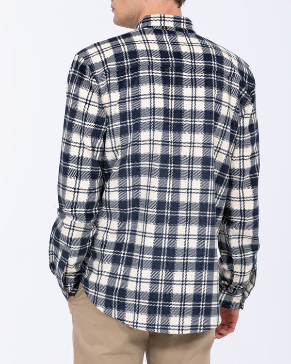 2t Tall Jordan Cord Check Shirt (navy/ecru)