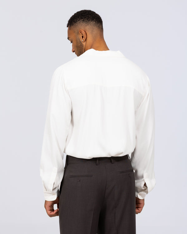 2t Tall Romeo Long Sleeve Revere Shirt (white)