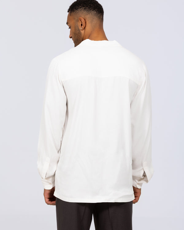 2t Tall Romeo Long Sleeve Revere Shirt (white)