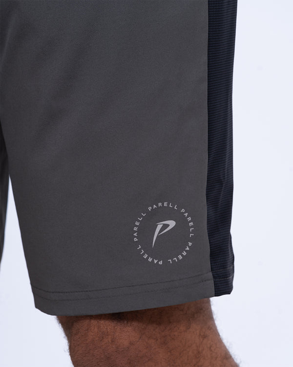 Parell Forge Contrast Panel Tall Shorts (charcoal)