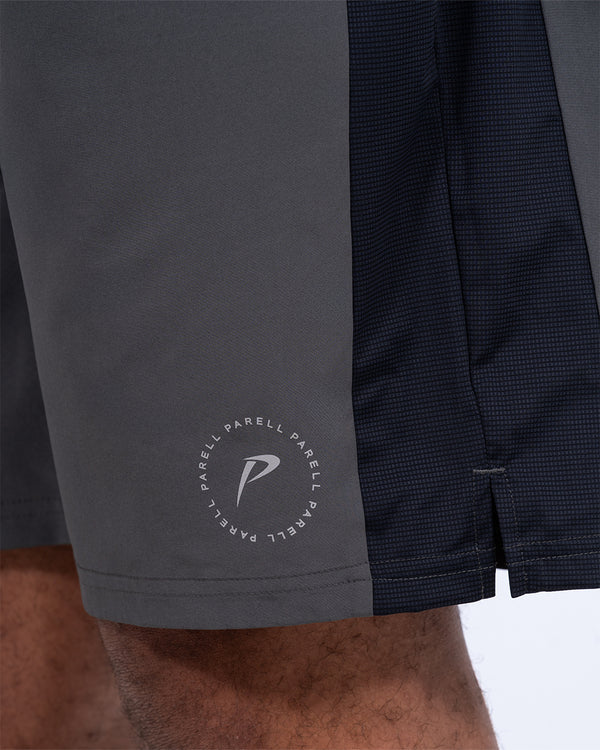 Parell Forge Contrast Panel Tall Shorts (charcoal)