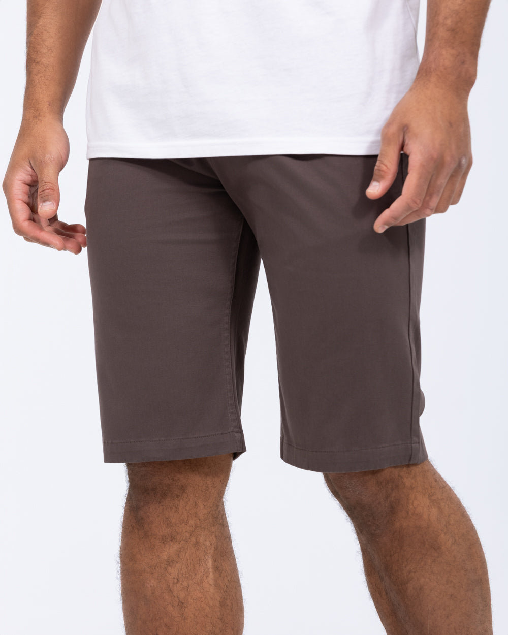 2t Grant Regular Fit Tall Mens Extra Long Chino Shorts (slate) 13