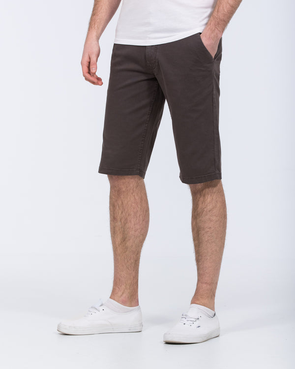2t Grant Regular Fit Tall Chino Shorts (mid grey)