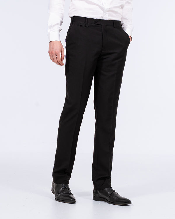Skopes Double Breasted Slim Fit Tall Suit (black)