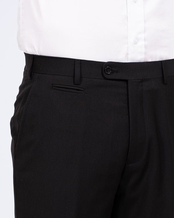 Skopes Double Breasted Slim Fit Tall Suit (black)