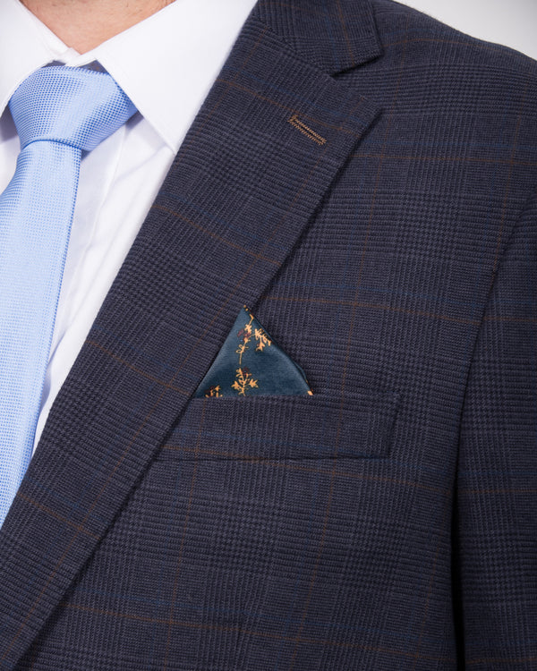 Skopes Guildford Slim Fit Tall Suit (navy check)