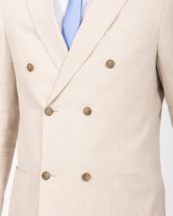 2t Tall Cotton Linen Suit Jacket (oatmeal)