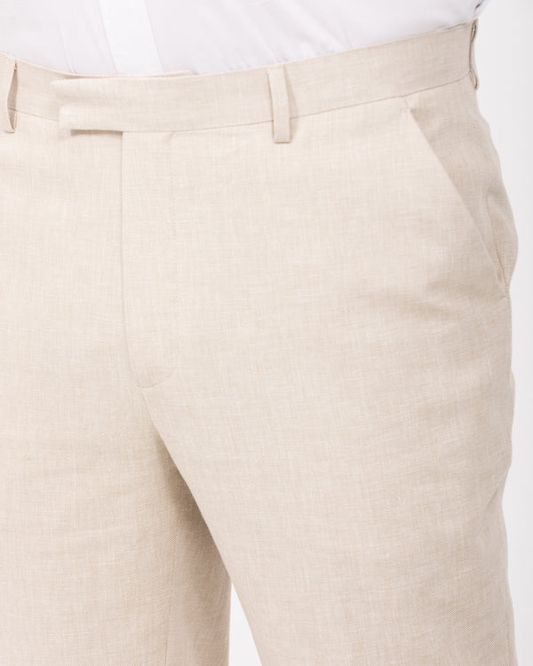 2t Tall Cotton Linen Suit Trousers (oatmeal)