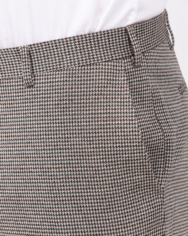 Skopes Cannon Slim Fit Tall Suit Trousers(blue/brown)