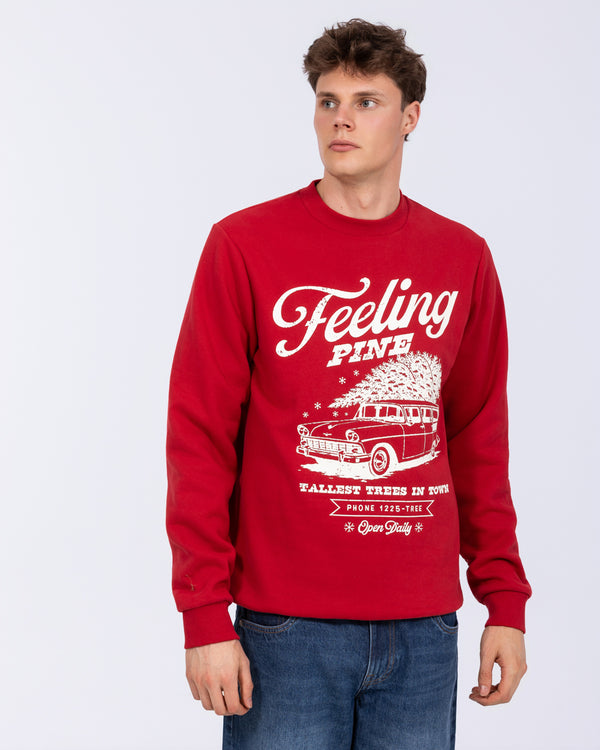 2t Tall Christmas Printed Sweatshirt (red novelty)