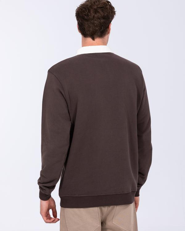 2t Denburn Tall Rugby Sweatshirt (chocolate)
