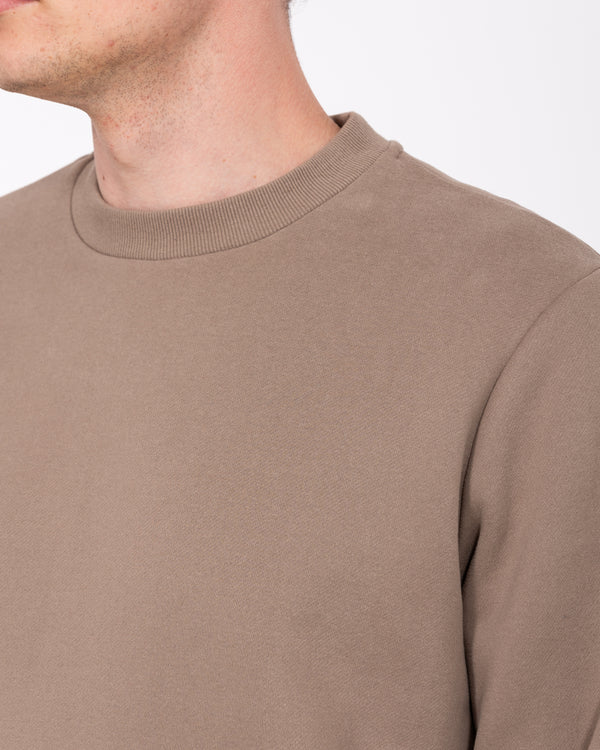 2t Hamish Tall Heavyweight Regular Fit Sweatshirt (mushroom)