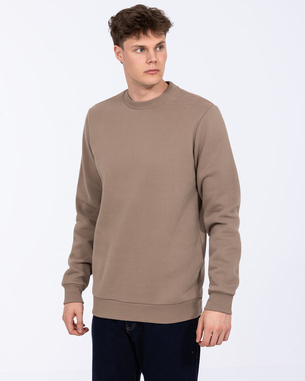 2t Hamish Tall Heavyweight Regular Fit Sweatshirt (mushroom)