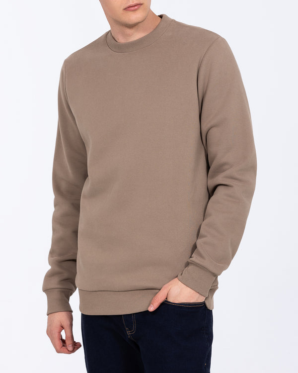 2t Hamish Tall Heavyweight Regular Fit Sweatshirt (mushroom)