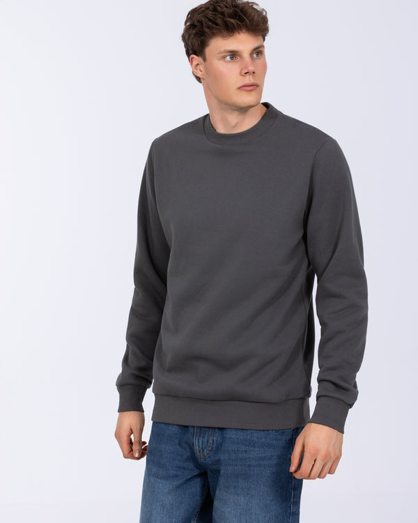 2t Hamish Tall Heavyweight Regular Fit Sweatshirt (slate blue)