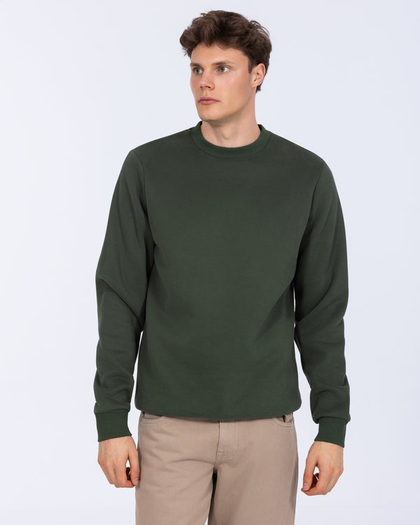 2t Hamish Tall Heavyweight Regular Fit Sweatshirt (dark green)