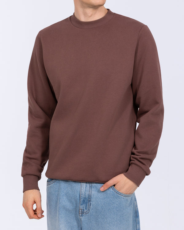 2t Hamish Tall Heavyweight Regular Fit Sweatshirt (peppercorn)