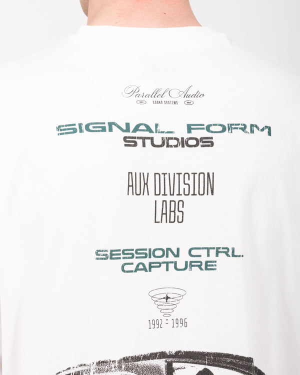 2t Brad Tall Oversized T-Shirt (white pattern)