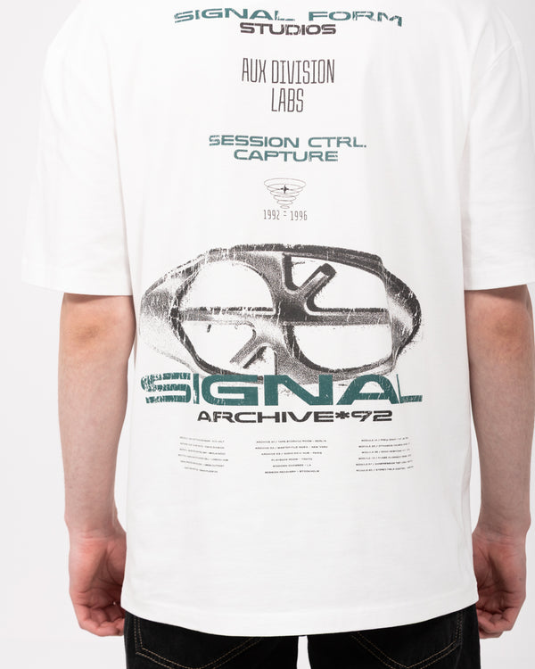 2t Brad Tall Oversized T-Shirt (white pattern)