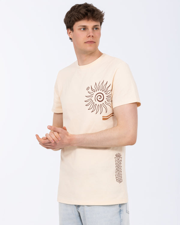 2t Lachlan Tall T-Shirt (printed ecru)