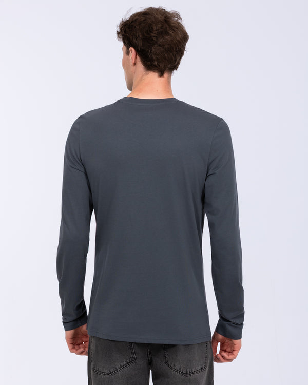 Essentalls Long Sleeve Tall T-Shirt (titanium blue)