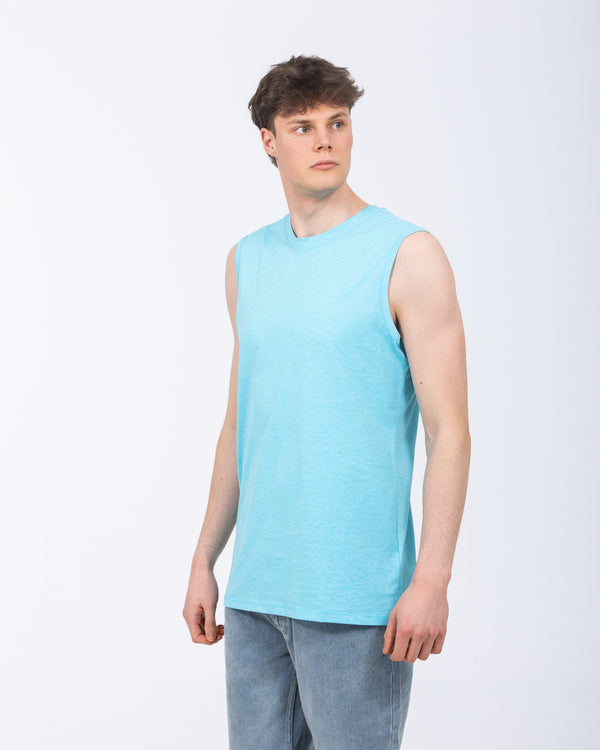 2t Jesse Tall Tank Top (turquoise)