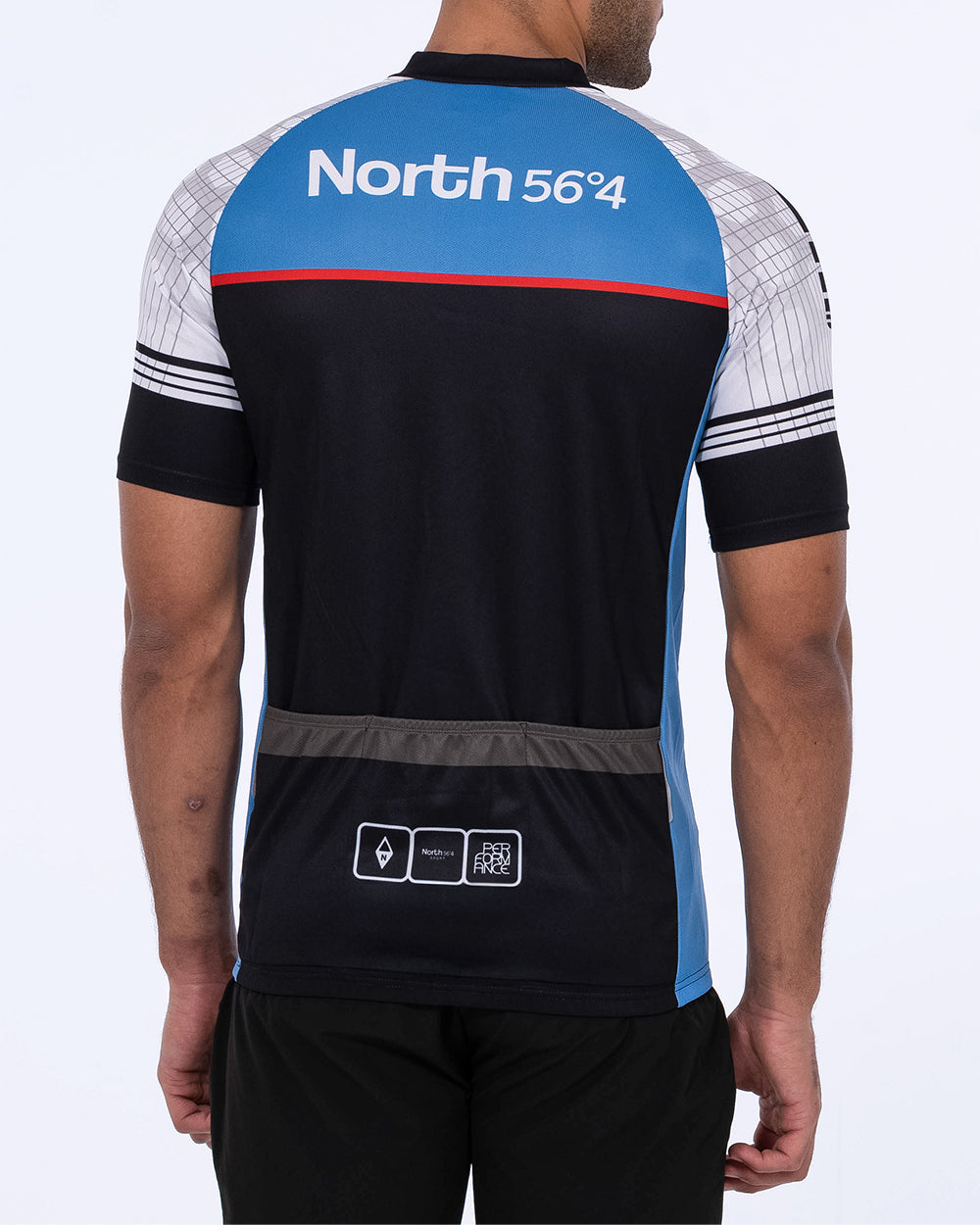 North 56 Extra Long Longer Tall Mens Cycling T-shirt Top (black