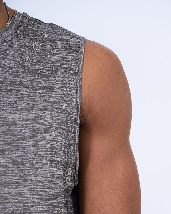 Parell Evolve Tall Sleeveless Spacedye Training Top (grey)
