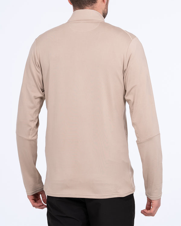 Parell Active Tall Zip Through Golf Training Top (taupe)