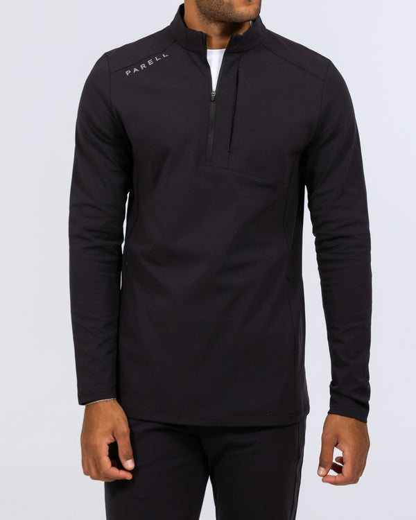 Parell Active Tall Long Sleeve Fitted Training Top (black)