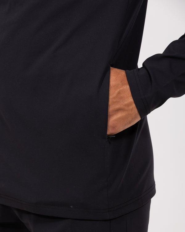 Parell Active Tall Long Sleeve Fitted Training Top (black)