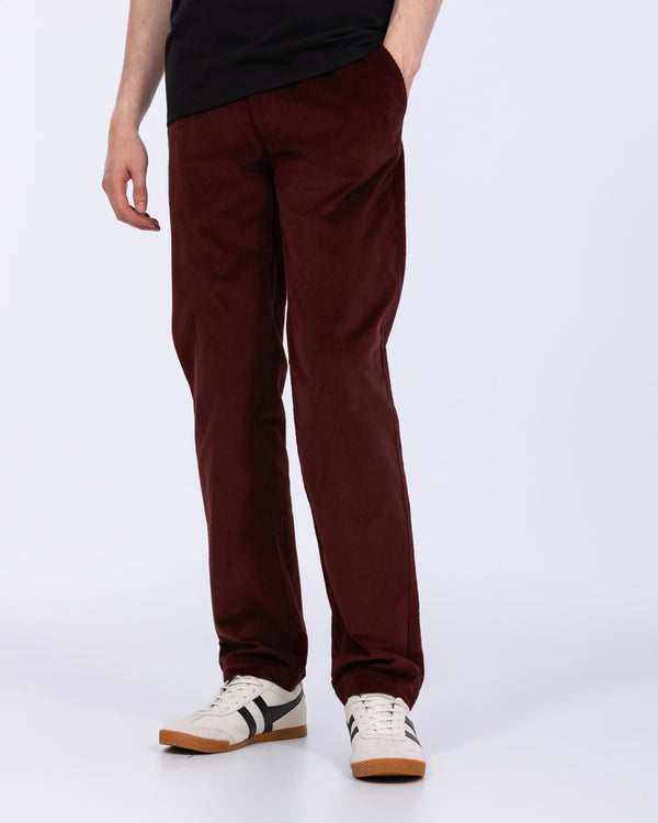 2t Fletcher Tall Cord Trouser (burgundy)