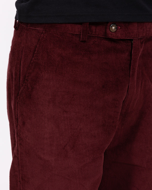 2t Fletcher Tall Cord Trouser (burgundy)