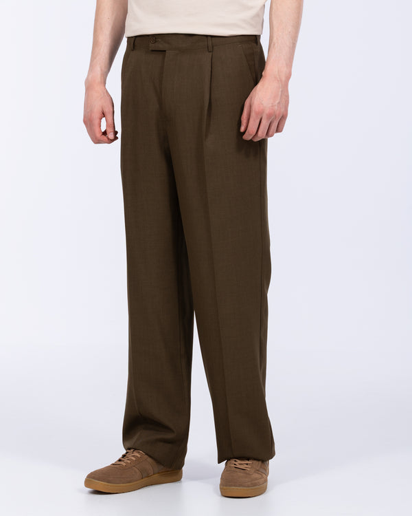 2t Saxon Tall Wide Leg Trouser (forest)