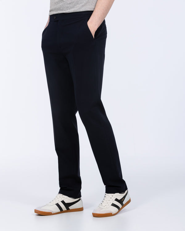 Harry Brown Tall Elasticated Waistband Trouser (navy)