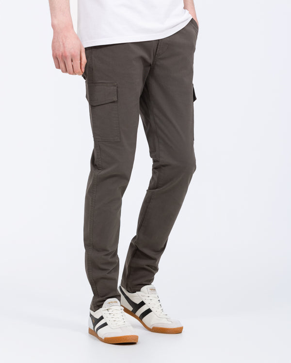 Essentalls Ray Tall Cargo Trousers (charcoal)