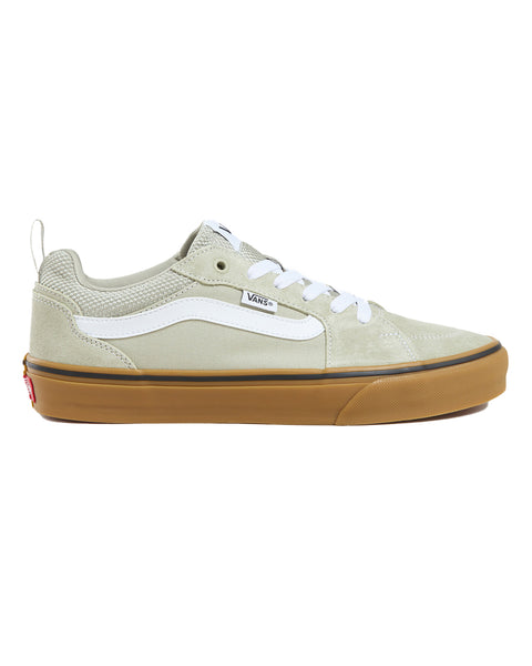 Vans Filmore Suede/Canvas Shoes (khaki/gum) | Tall Mens Clothing