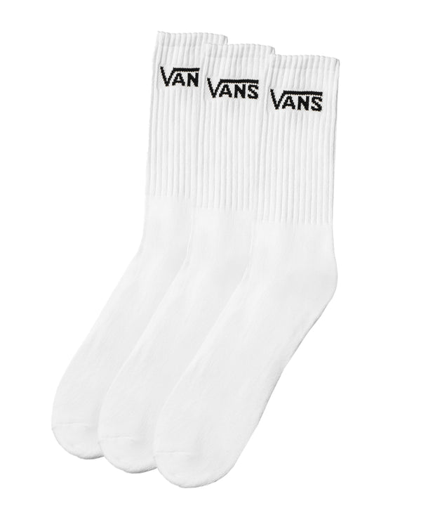 Vans Classic Crew Socks 3 Pairs (white)