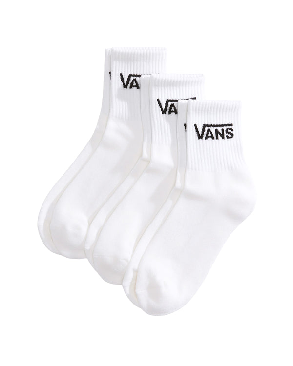 Vans Classic Half Crew Socks 3 Pairs (white)