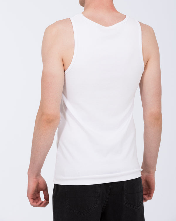 2t Tall Ribbed Vest (white)