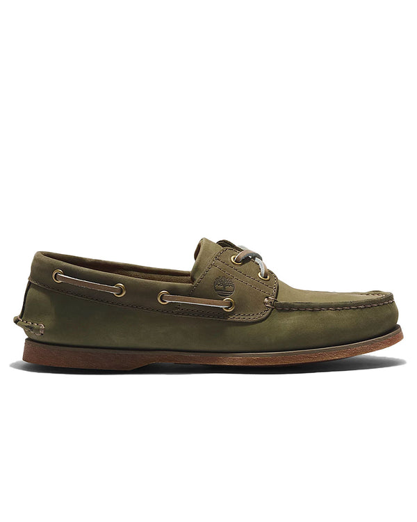 Timberland Classic Boat Shoe (dark green nubuck)