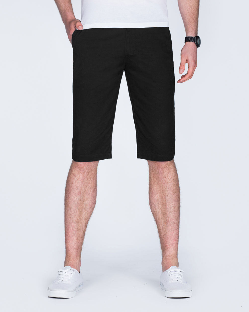 2t Alex Mens Tall Chino Shorts (khaki) 13 15 Inch Inseam | Tall