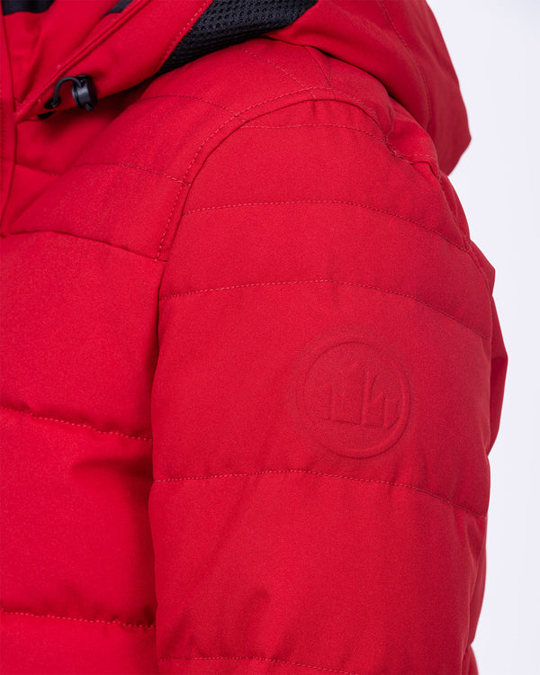 Cabano Tall Fleece Lined Puffer Jacket (cherry)