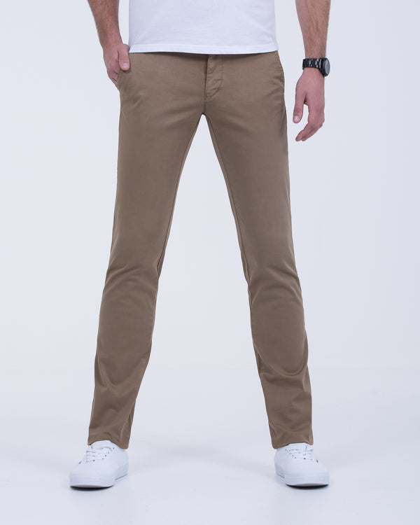 Redpoint Jasper Slim Fit Tall Chinos (dark beige)