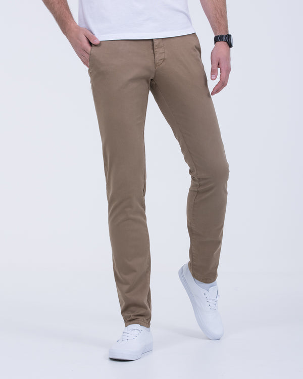 Redpoint Jasper Slim Fit Tall Chinos (dark beige)