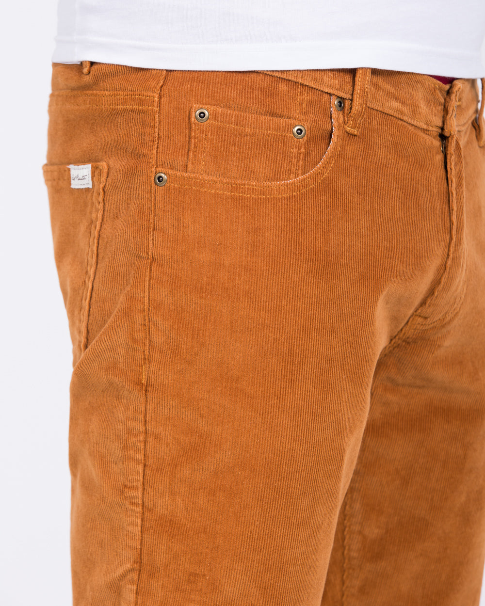 Ed Baxter Slim Fit Tall Mens Extra Long Cord Jeans (ginger) 36 / 38 ...